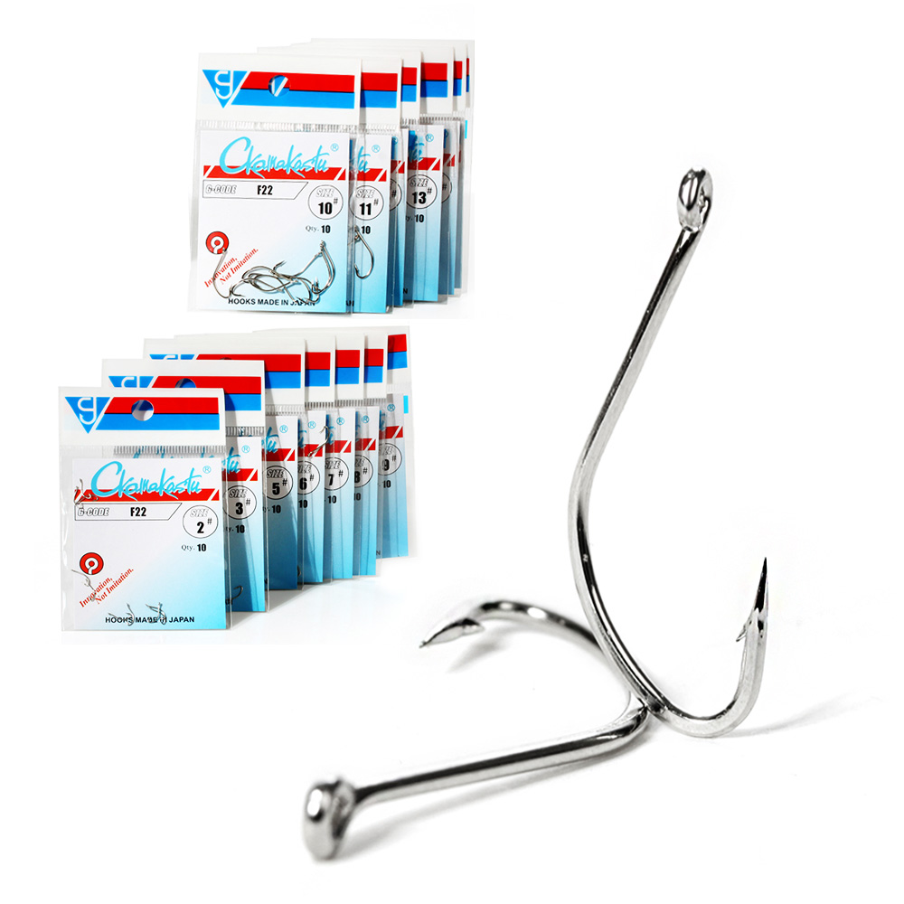 Fishing Hook Offset - Ckamakastu F22 Beyaz Tuzlu Su Yardımcı