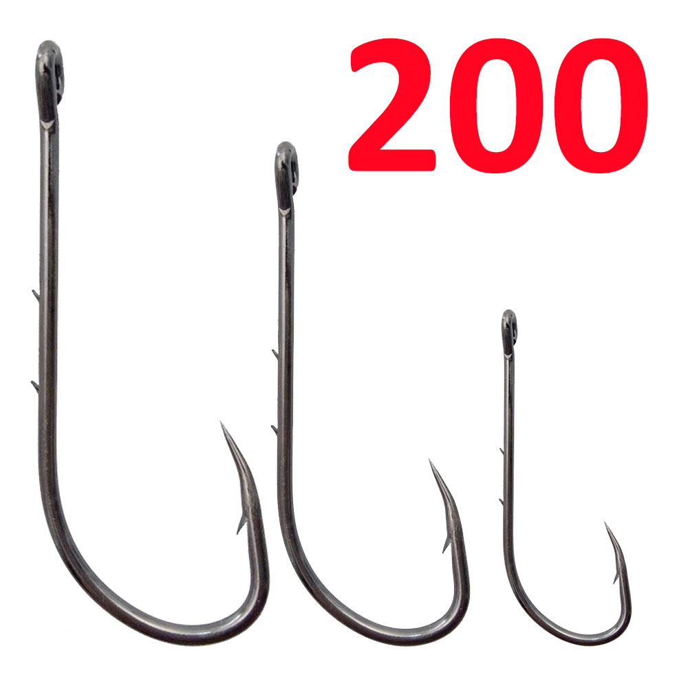 Fishing Hook Assortment - 200 adet Yem Tutucu Olta Sazan
