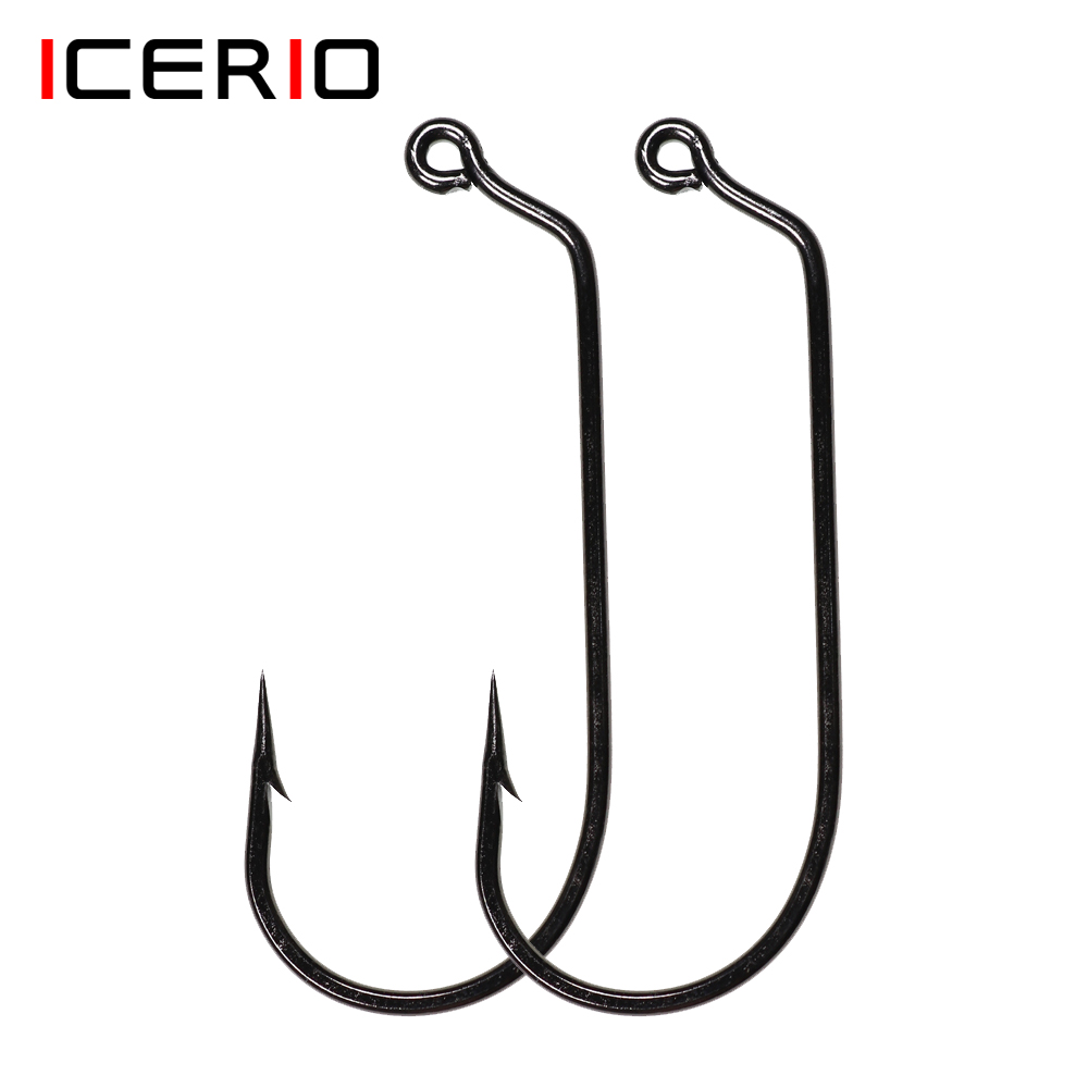 Fishing Hook Barbless - ICERIO 20 adet 60 derece Jig