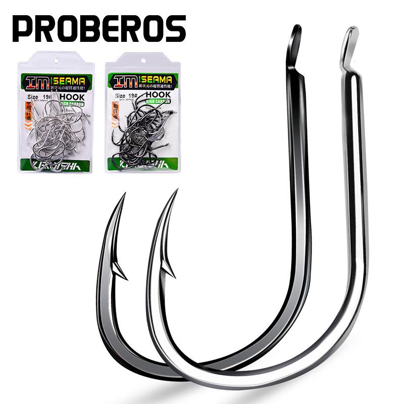 Fishing Hook Offset - PROBEROS 30 adet yüksek karbon çelik