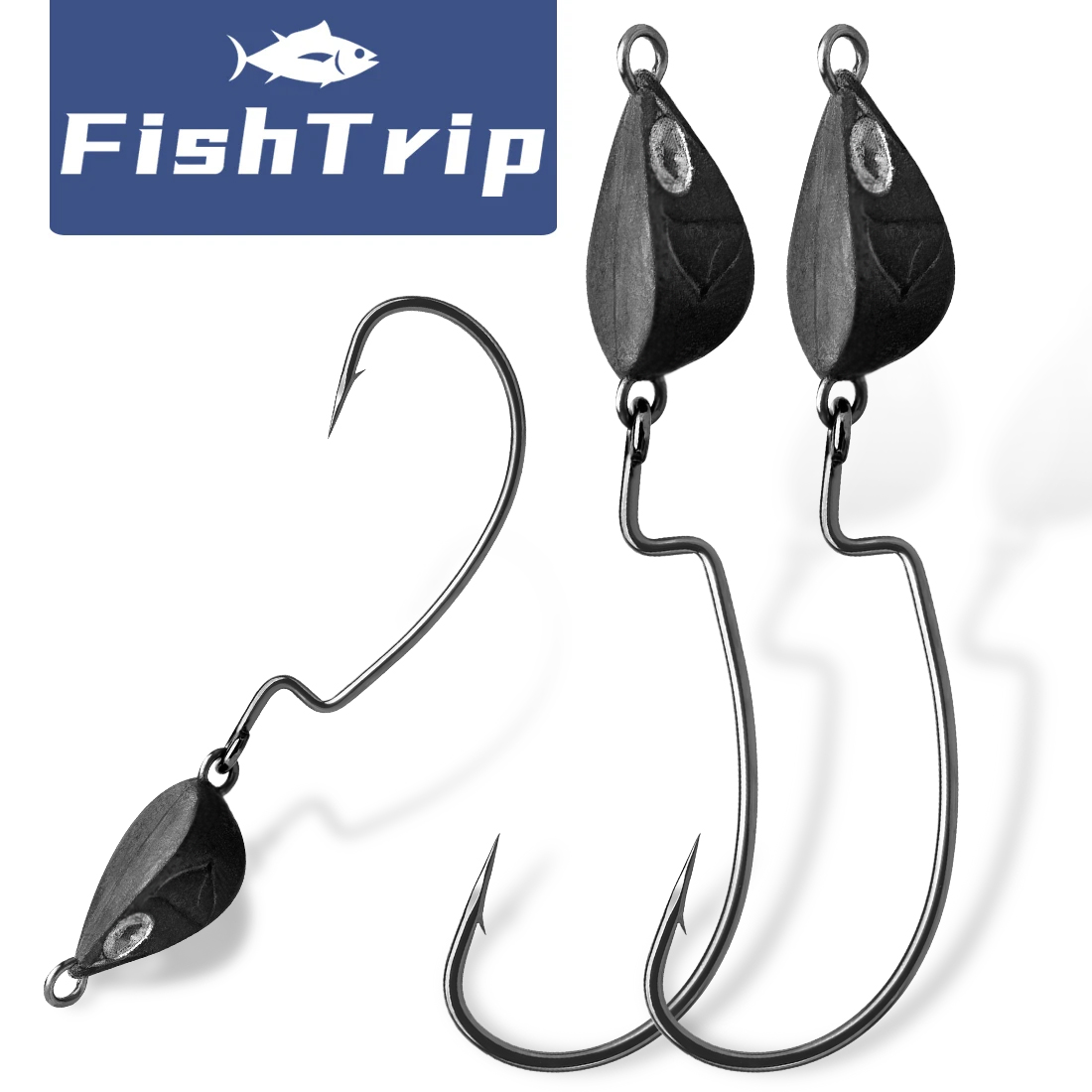Fishing Hook Barbless - FishTrip 10 Adet Jig Kafa Balıkçılık