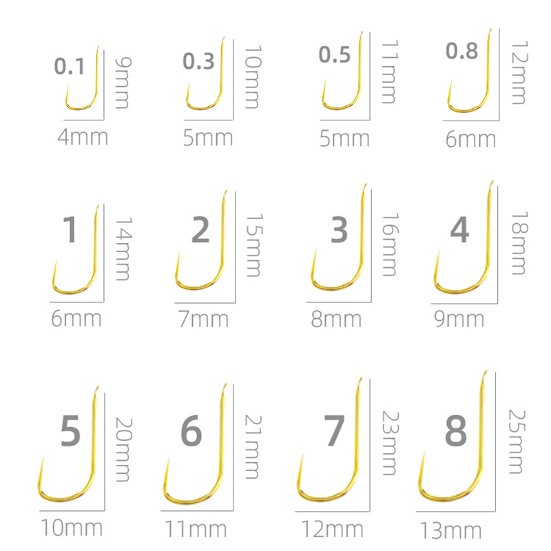 Fishing Hook Barbless - 100 Adet Shinkanto Dikenli Olmayan Çok