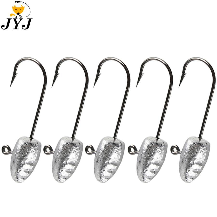 Fishing Hook Barbless - Açıkta Oval Jig kafa Jig kancaları