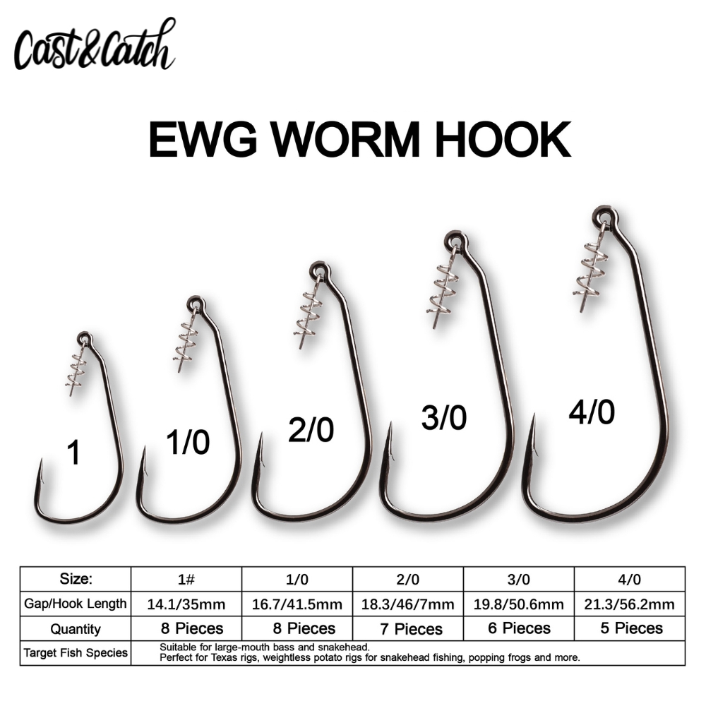 Cast&Catch VİDALI KİLİTLİ Yaba - Fishing Hook Weedless incelemesi ve fiyatı
