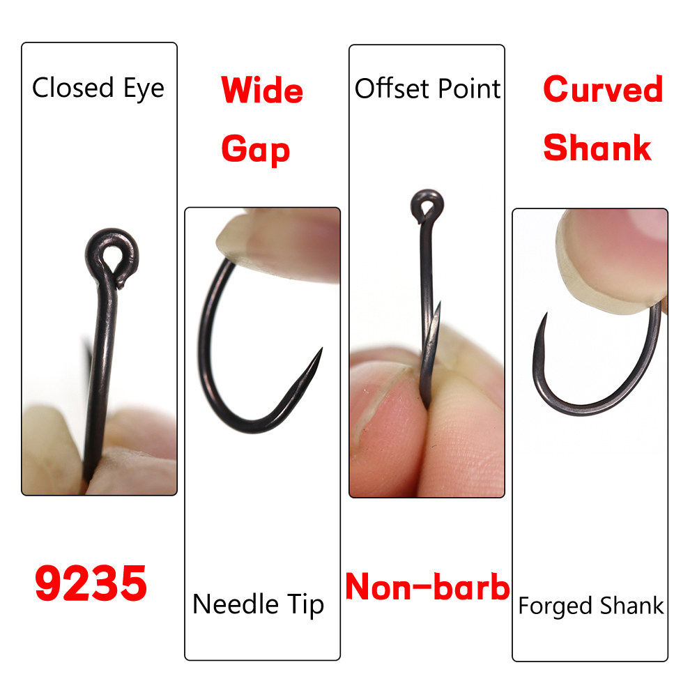 50 adet mat siyah sazan balıkç - Fishing Hook Assortment incelemesi ve fiyatı