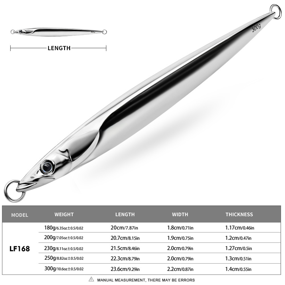 LHFSH 180g-300g Metal Jigging  - Fishing Hook Jig incelemesi ve fiyatı
