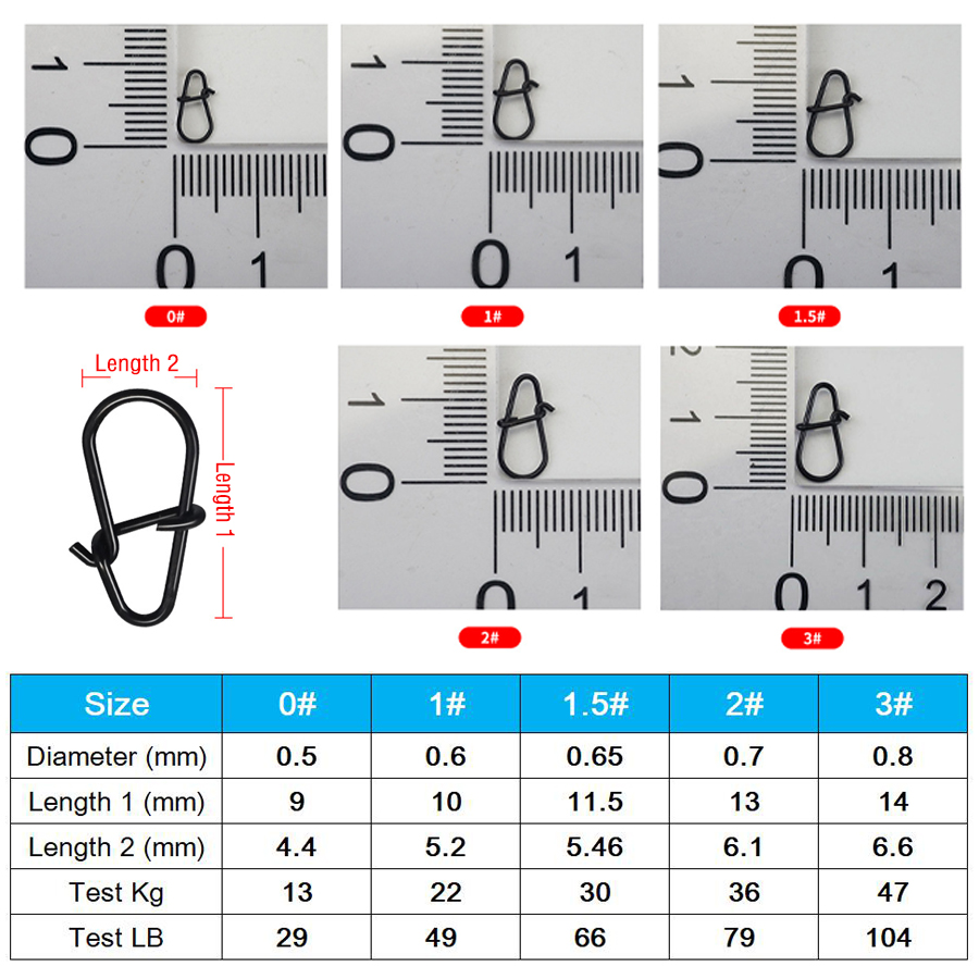50 adet Crankbait Snaps Paslan - Fishing Hook Stainless Steel incelemesi ve fiyatı