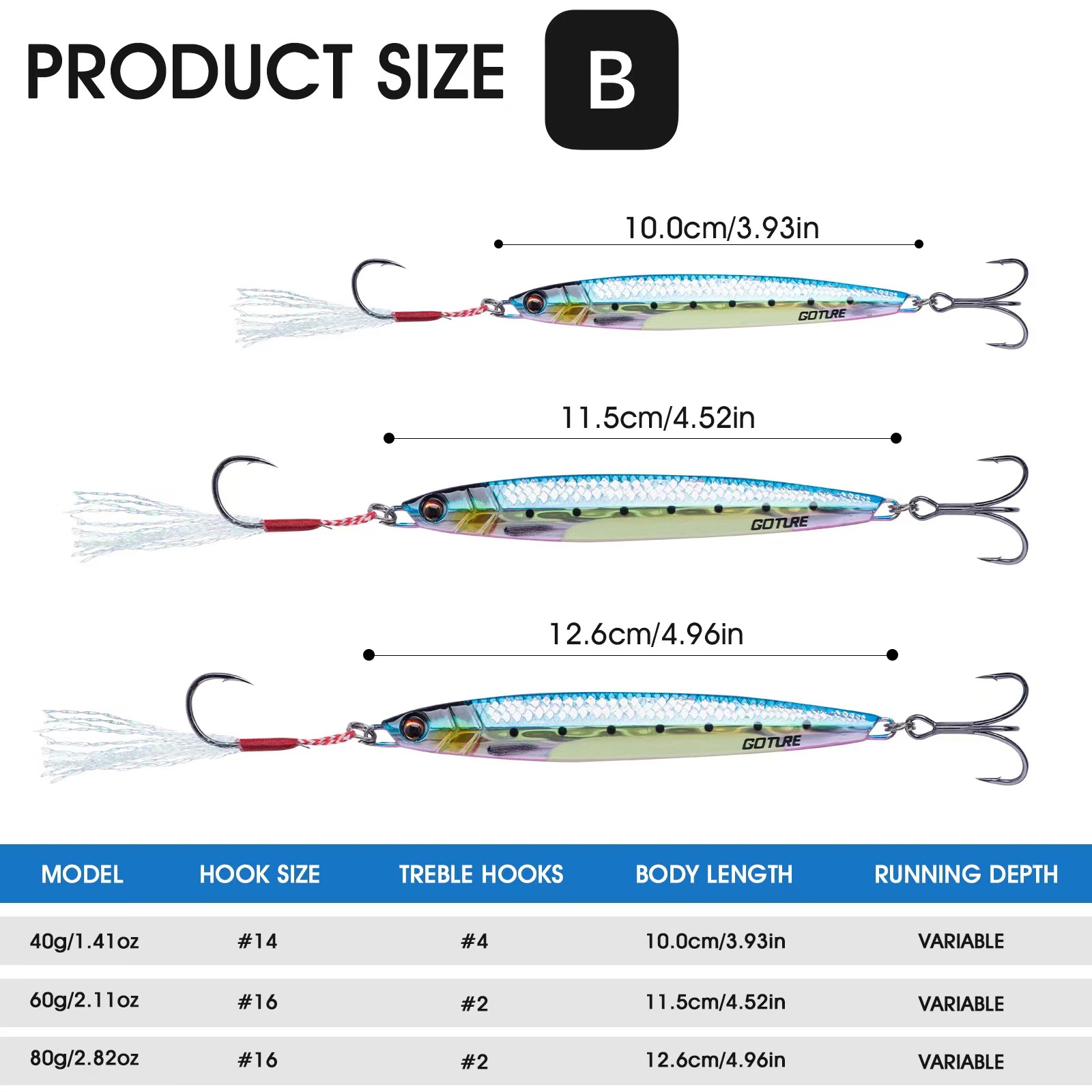 Goture Metal Jig balıkçılık ca - Fishing Hook Jig incelemesi ve fiyatı