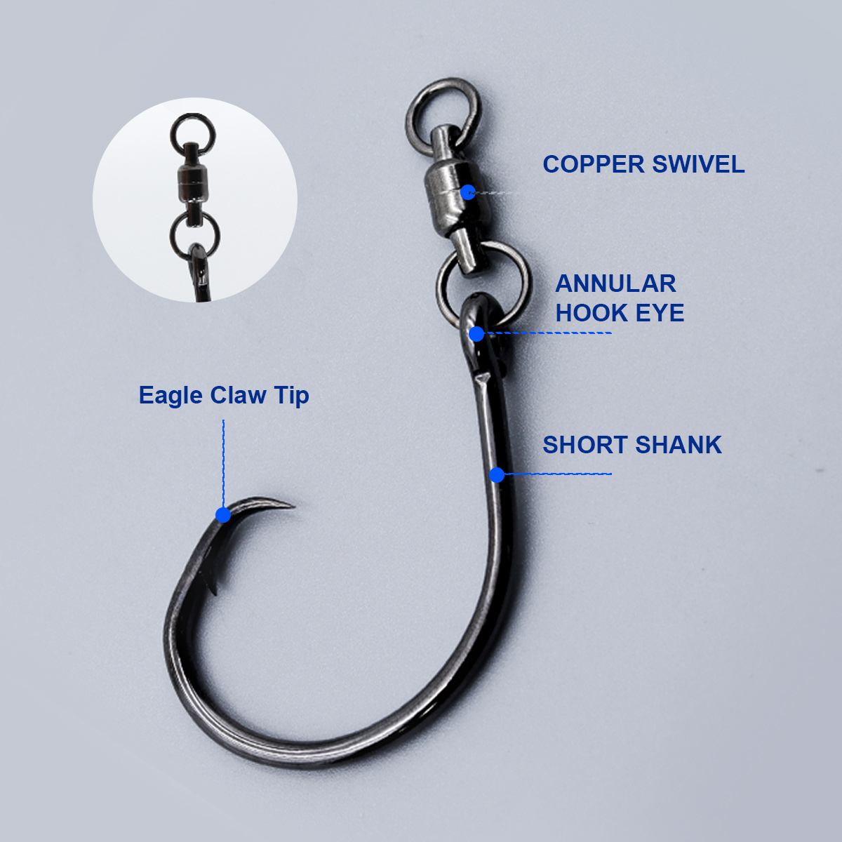 ZYZHE 3/6/9 adet Döner Halkalı - Fishing Hook Offset incelemesi ve fiyatı