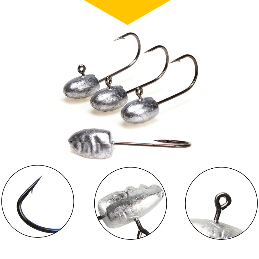 Açıkta Oval Jig kafa Jig kanca - Fishing Hook Barbless incelemesi ve fiyatı